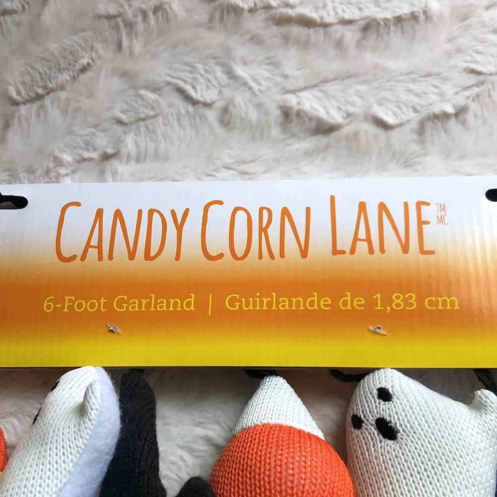 Candy Corn Lane Halloween Garland